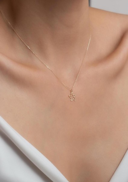 14 Ayar Altın Deniz Yıldızı Kolye fiyatları