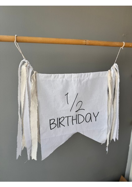1/2 Yarım Yaş Banner - Mama Sandalyesi Süsleme modelleri