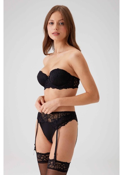 Pierre Cardin 4791 Sütyen Slip Jartiyer Takım