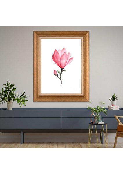 Altın Çerçeveli Paspartulu Tablo RF1082