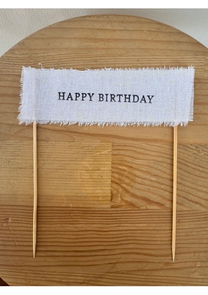 Doğum Günü Pasta Süsü (Kumaş) / Happy Birthday modelleri