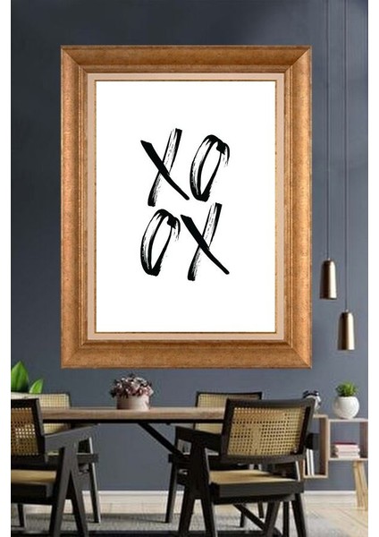 Altın Çerçeveli Paspartulu Tablo RF327