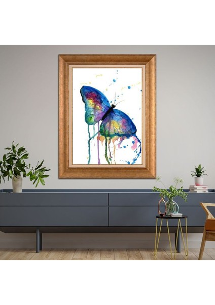 Altın Çerçeveli Paspartulu Tablo RF1300