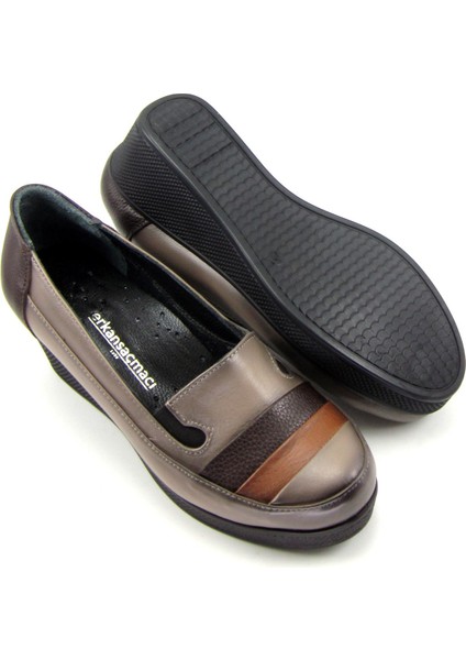 Anya Vizon Hakiki Deri Dolgu Topuklu Günlük Ayakkabı fiyatları