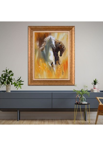 Altın Çerçeveli Paspartulu Tablo RF1674