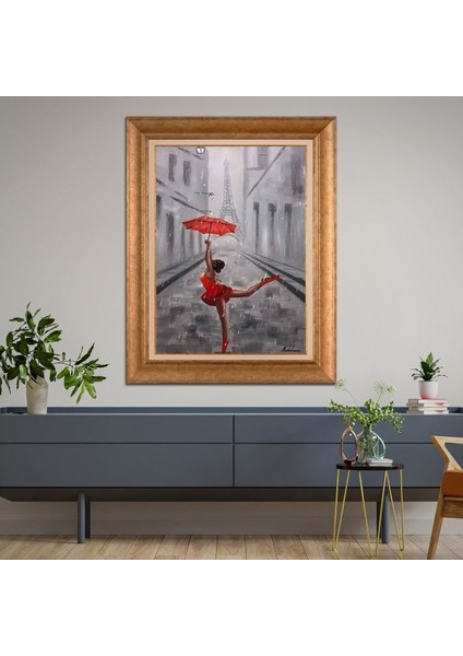 Altın Çerçeveli Paspartulu Tablo RF997