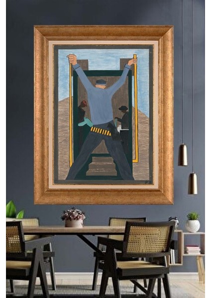 Altın Çerçeveli Paspartulu Tablo RF319