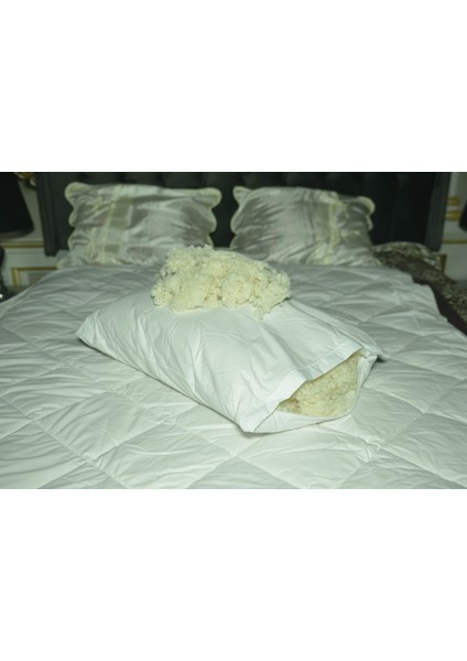 %100 Ingiliz Yün Yastık 50X70 Ebatında 1000 Gram
