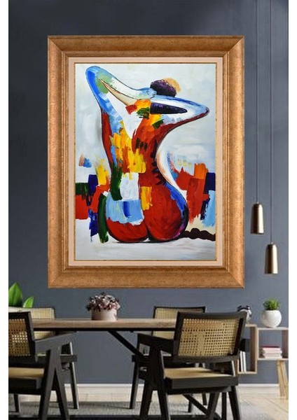 Altın Çerçeveli Paspartulu Tablo RF21