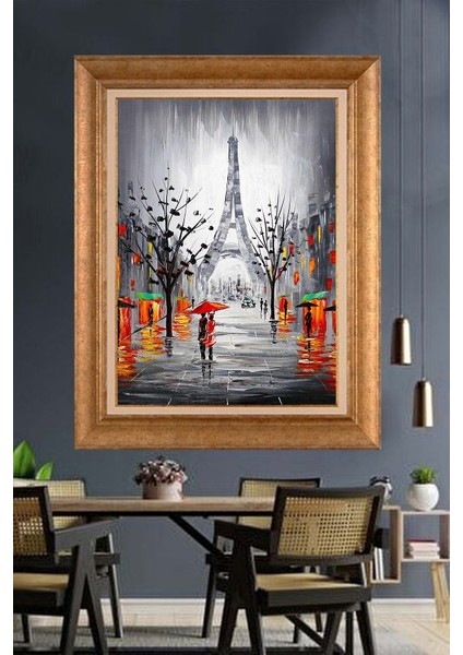 Altın Çerçeveli Paspartulu Tablo RF510