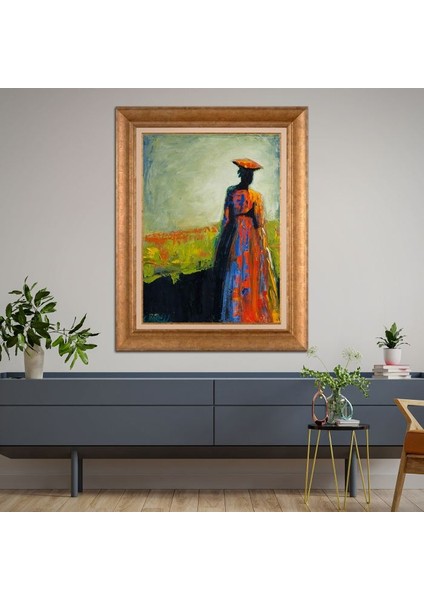 Altın Çerçeveli Paspartulu Tablo RF1961