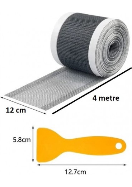 Çok Amaçlı Gider Süzgeci ve Sineklik Tamir Kiti 12 cm * 4 Metre