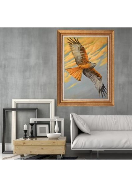 Altın Çerçeveli Paspartulu Tablo RF2970