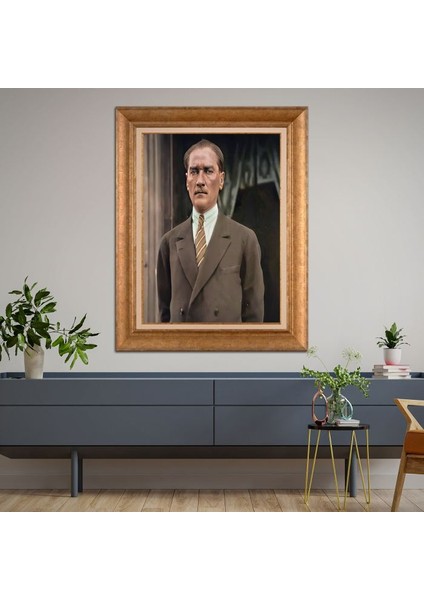 Altın Çerçeveli Paspartulu Tablo RF3312