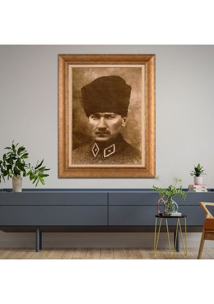 Altın Çerçeveli Paspartulu Tablo RF3544