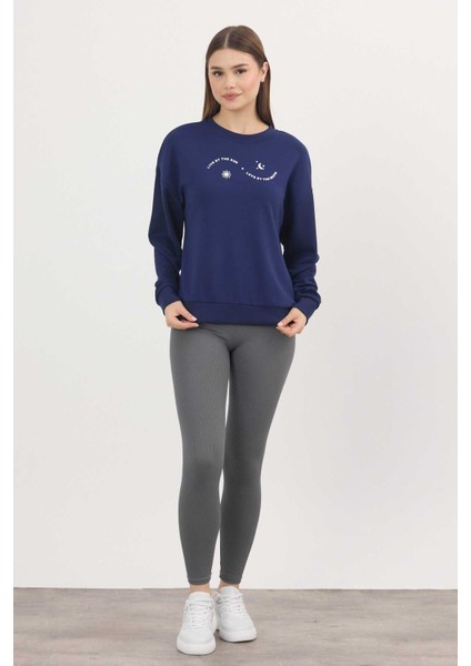 4003 Baskılı Sweat Laci