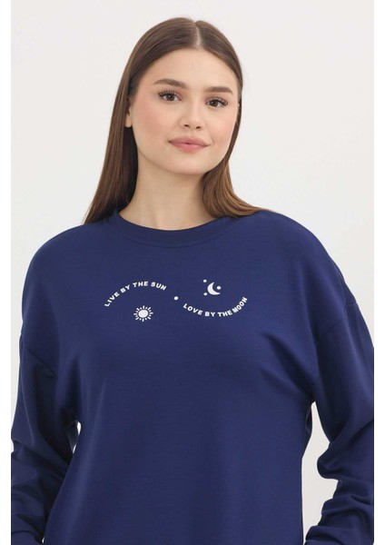 4003 Baskılı Sweat Laci