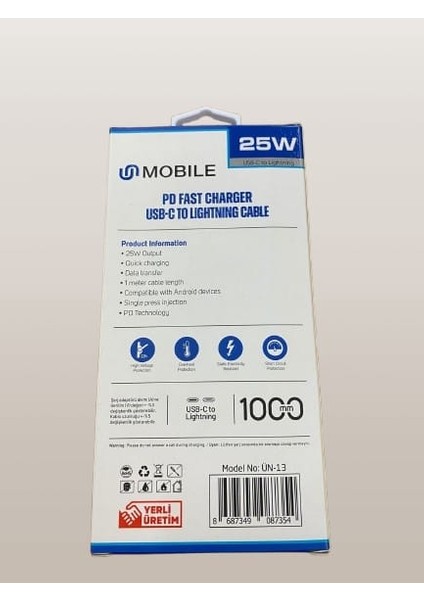 𝐁𝐄𝐀𝐑 𝐋𝐀𝐁𝐒 25W Type-C To Liğthininiğ Apple Kablo