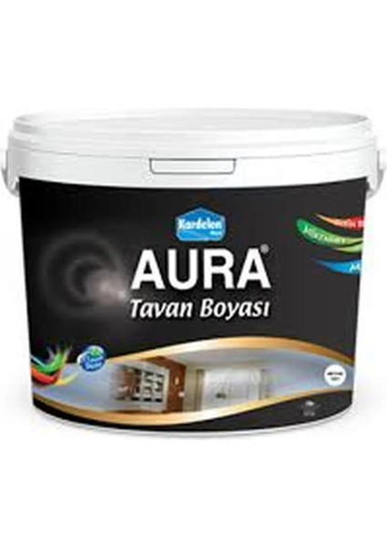 Tavan Boyası Mat Beyaz Aura Müke mmel Kapatıcılık 1 kg