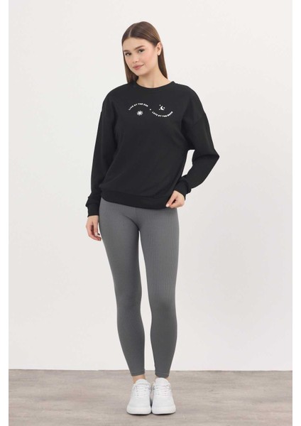 4003 Baskılı Sweat Siyah fiyatları