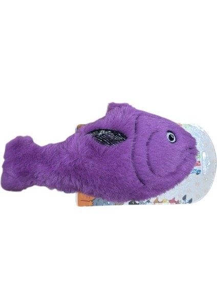 Catnipli Peluş Balık Kedi Oyuncağı