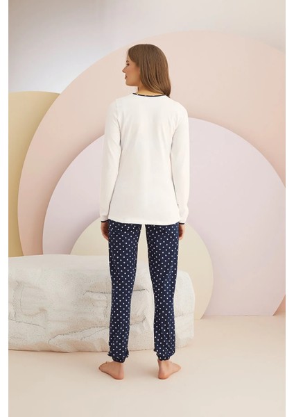 Kadın Ekru Baskılı Pijama Takımı fiyatları