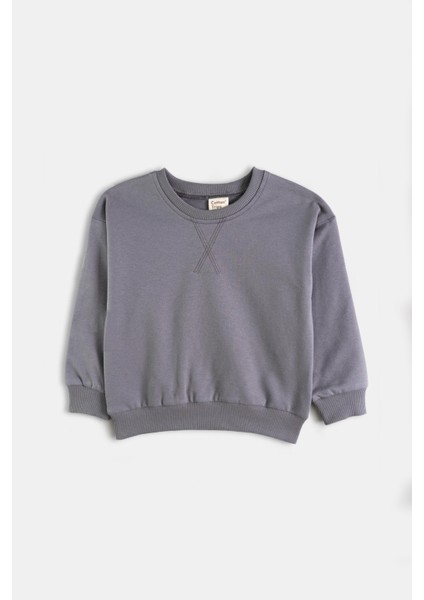 Stew Unisex Çocuk Gri Sweatshirt