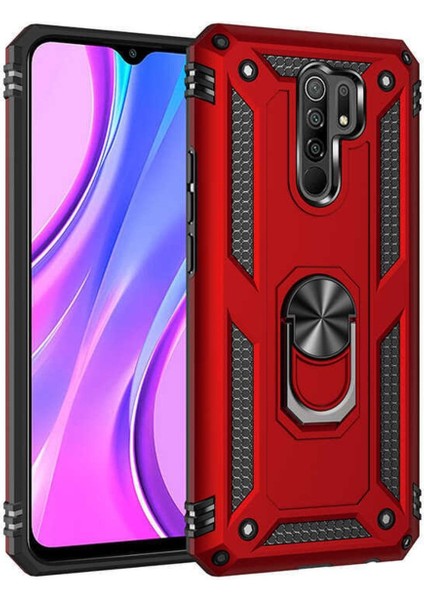 Xiaomi Redmi 9 Için Uyumlu Kılıf Çok Sağlam Tank Vega Kapak