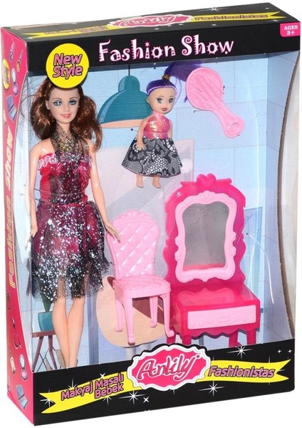02412 Oydaş, Anlily Makyaj Masalı Bebek / +3 Yaş