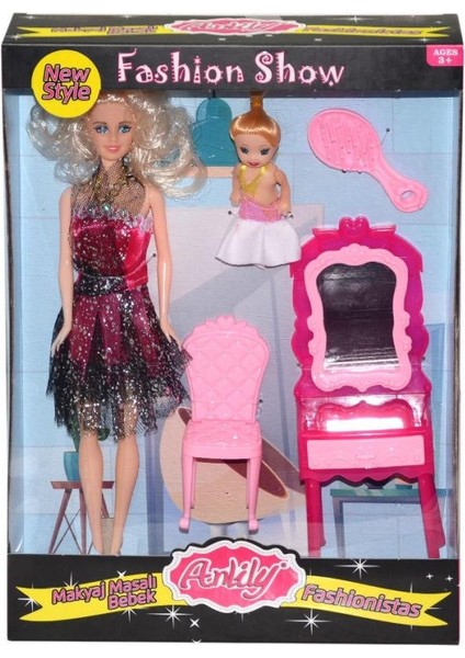 02412 Oydaş, Anlily Makyaj Masalı Bebek / +3 Yaş