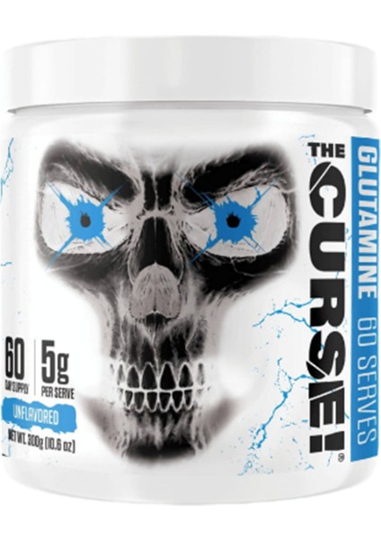 The Curse L-Glutamine 60 Servis 300GR.MADE In Usa