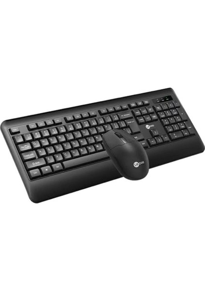 Lenovo LECO-KW202 Kablosuz Klavye Mouse Set Siyah