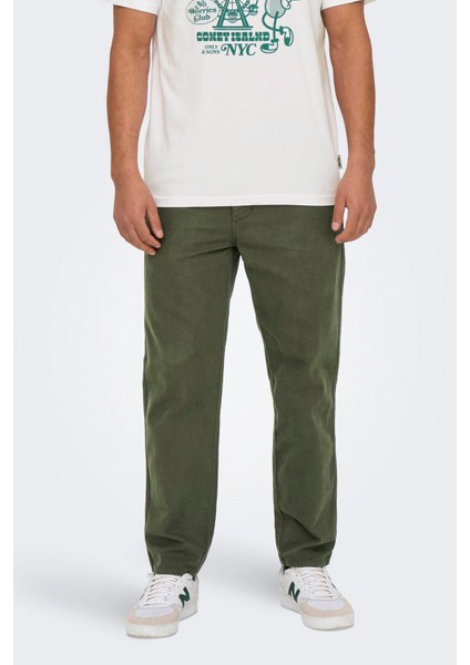 Onslou Taper 0194 Pant Erkek Yeşil Pantolon - 22030240 modelleri