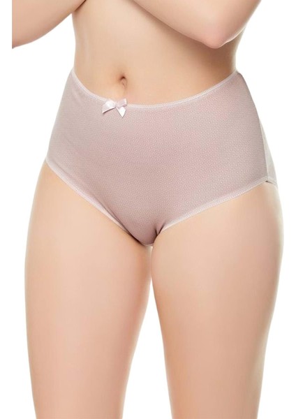 Kadın 4'lü Desenli Pamuk Yüksek Bel Bato Külot 0282 fiyatları