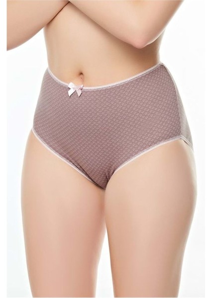 0282 Kadın Yüksek Bel Bato Külot 12'li Paket Desenli Lace And Luxe