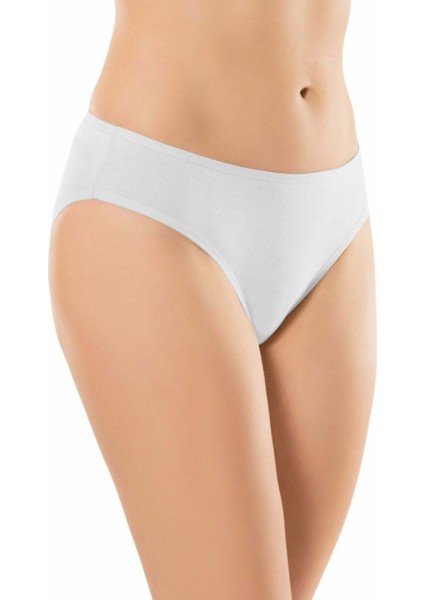 Kadın Beyaz Bikini Külot 6'lı