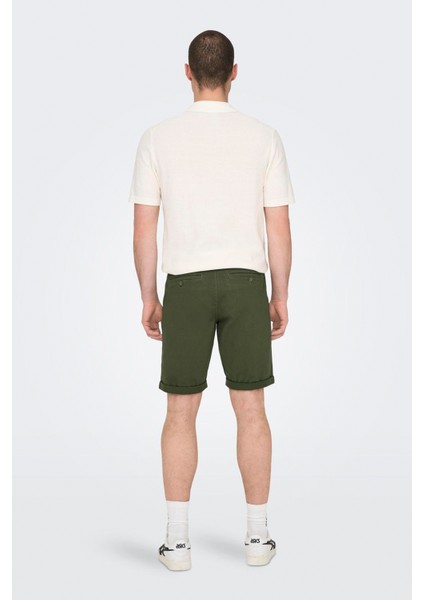 Onspeter Lıfe Regular 0013 Shorts Noos Erkek Yeşil Şort - 22027905 indirimleri