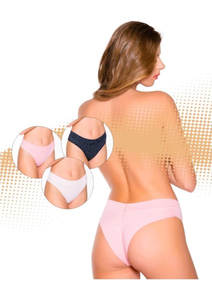 2518 Kadın Brazil Külot 24'lü Paket Lace And Luxe