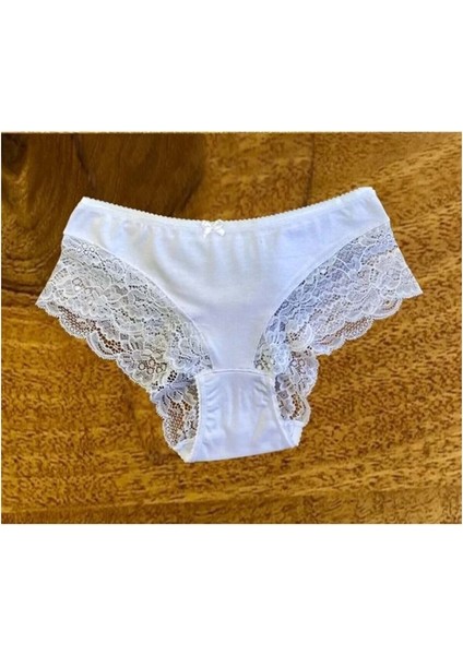 0123 Dantel Detaylı Modal Külot 16'lı Paket