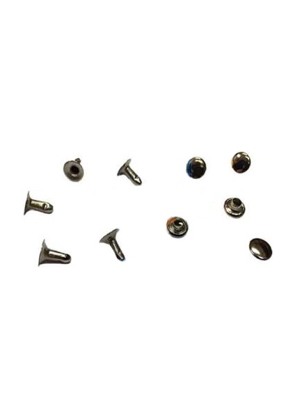 Rivet Perçin - 7mm, Nikel, 1000 Adet
