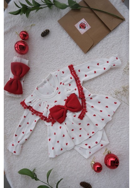 Mini Cayzen Kalpli Güpürlü Romper Tulum Elbise fiyatları