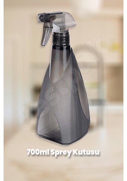 2'li Camçek Seti - 700ML Sprey Kutusu - Çift Taraflı Peluşlu Camçekli Cam Temizleme