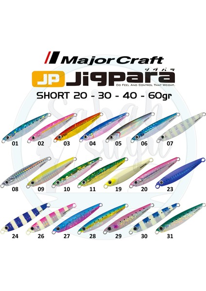 Jigpara Short JPS-60GR 90MM #05 Katakuchi