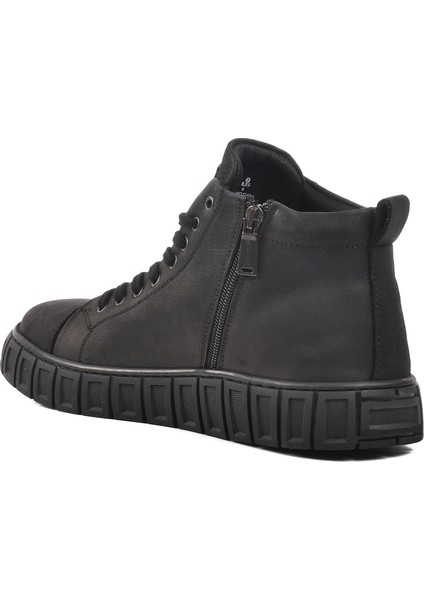Siyah Nubuk Deri Erkek Bot 240023 M fırsatları