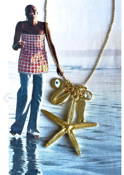 Deniz Yıldızı Charm Kolye