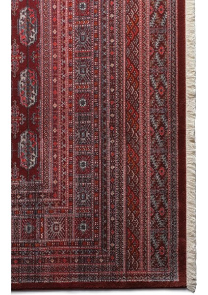 7/24 Vintage Tarzı 120 x 180 Toz Barındırmaz Viskon Halı 0235-BRD fırsatları