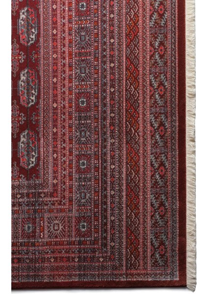 7/24 Vintage Tarzı 80 x 150 Toz Barındırmaz Viskon Yolluk Halı 235-BRD