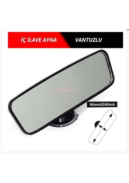 Ayna Iç Ilave Vantuzlu 24CM
