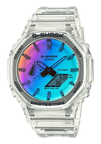 G-Shock GA-2100H Şeffaf - Çok Renkli Erkek Kol Saati