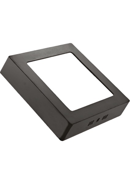 Yüksek Verimli MX-1066 12W Sıva Üstü Kare LED Panel Armatür- Siyah Kasa-Kare Tasarım| Enerji Tasarruflu, Uzun Ömür